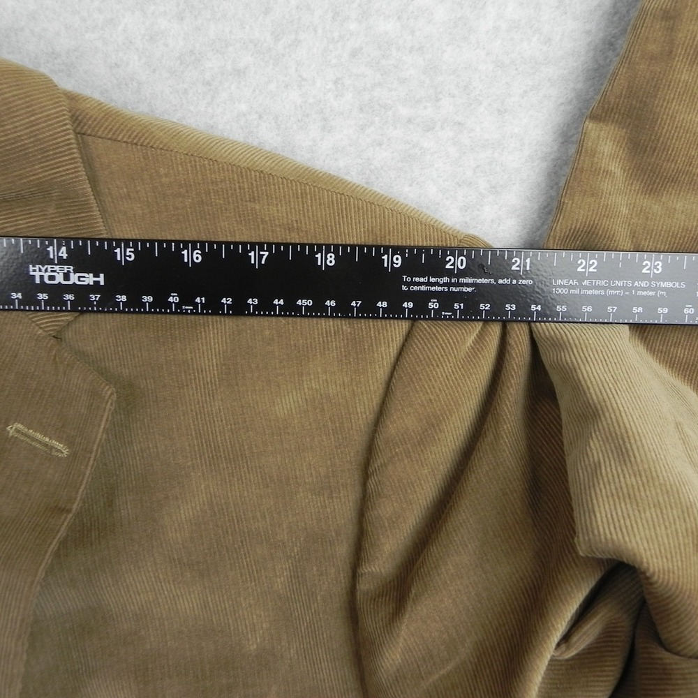 Stafford Blazer Mens 50R Classic Fit Corduroy Suit Jacket Sport Coat Elbow Patch - Picture 8 of 13
